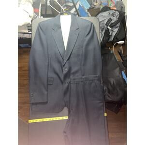 Vintage Johnny Carson Two Piece Suit Jacket & Pants 19x34 Jacket Size 36 Pants